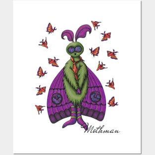 Cute Cryptid -Mothman Posters and Art